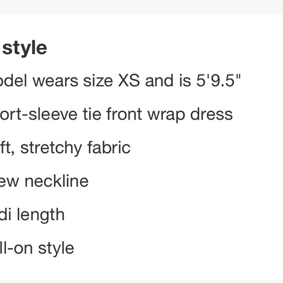 Short Sleeve wrap front dress - Picture 4 of 15